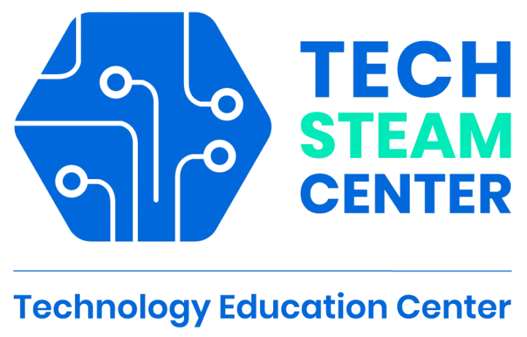 Blue Official Identity The Tech Steam Center Logo.webp